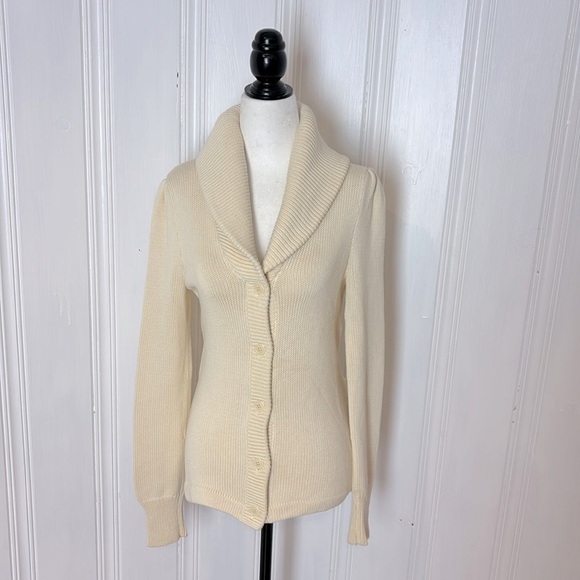 Polo Ralph Lauren Sweaters - POLO JEAN COMPANY by RALPH LAUREN vintage cream cardigan